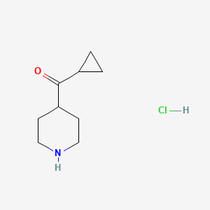 Cyclopropyl(piperidin-4-YL)methanone hcl