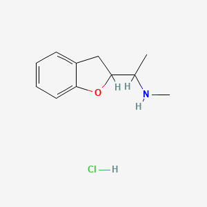 [1-(2,3-Dihydro-1-benzofuran-2-yl)ethyl](methyl)amine hydrochloride