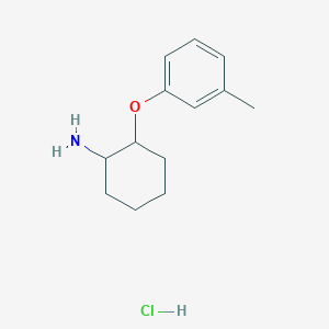 2-(3-Methylphenoxy)cyclohexan-1-amine hydrochloride