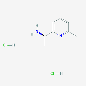 (1R)-1-(6-methylpyridin-2-yl)ethan-1-amine dihydrochloride