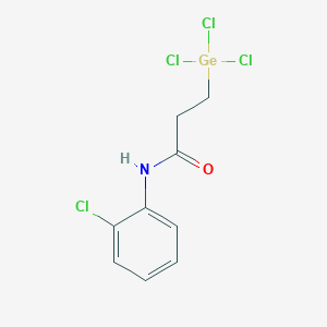 molecular formula C9H9Cl4GeNO B14309954 N-(2-Chlorophenyl)-3-(trichlorogermyl)propanamide CAS No. 114629-77-5