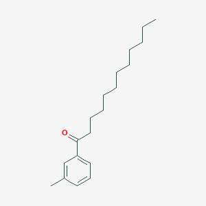 molecular formula C19H30O B14309968 1-Dodecanone, 1-(3-methylphenyl)- CAS No. 113809-03-3
