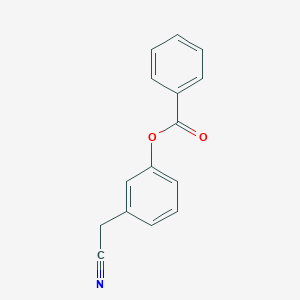 molecular formula C15H11NO2 B14309998 3-(Cyanomethyl)phenyl benzoate CAS No. 112055-51-3