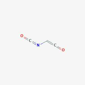 molecular formula C3HNO2 B14310003 2-Isocyanatoethen-1-one CAS No. 113366-01-1