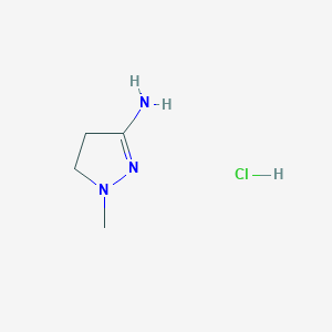 1-methyl-4,5-dihydro-1H-pyrazol-3-amine hydrochloride