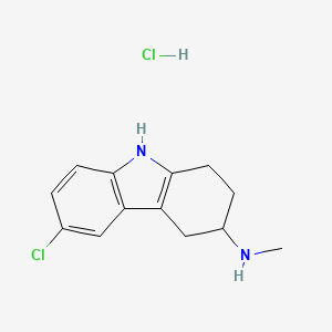 6-chloro-N-methyl-2,3,4,9-tetrahydro-1H-carbazol-3-amine hydrochloride