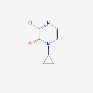 3-Chloro-1-cyclopropyl-1,2-dihydropyrazin-2-one