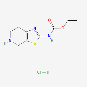 Ethyl 4,5,6,7-tetrahydro[1,3]thiazolo[5,4-c]pyridin-2-ylcarbamate hydrochloride