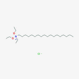 molecular formula C24H52ClNO2 B14310106 Diethoxy(ethyl)octadecylammonium chloride CAS No. 113679-40-6