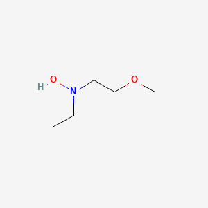 molecular formula C5H13NO2 B14310108 N-Ethyl-N-hydroxy-2-methoxyethan-1-amine CAS No. 115717-35-6