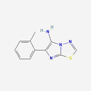 6-(2-Methylphenyl)imidazo[2,1-b][1,3,4]thiadiazol-5-amine