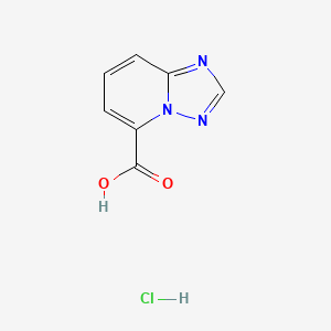 molecular formula C7H6ClN3O2 B1431013 [1,2,4]三唑并[1,5-a]吡啶-5-甲酸盐酸盐 CAS No. 1443981-59-6