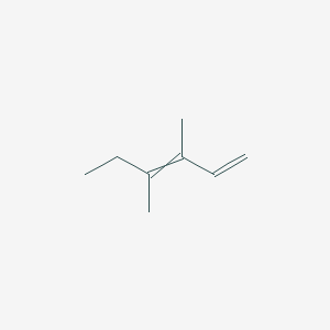 molecular formula C8H14 B14310264 3,4-Dimethylhexa-1,3-diene CAS No. 112655-32-0