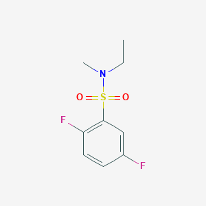 molecular formula C9H11F2NO2S B1431028 N-ethyl-2,5-difluoro-N-methylbenzene-1-sulfonamide CAS No. 1443980-24-2