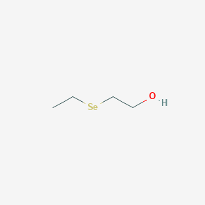 molecular formula C4H10OSe B14310287 Ethanol, 2-(ethylseleno)- CAS No. 115423-28-4