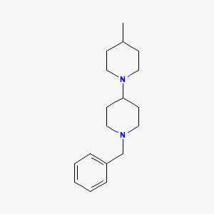 molecular formula C18H28N2 B14310323 1'-Benzyl-4-methyl-1,4'-bipiperidine CAS No. 116269-54-6