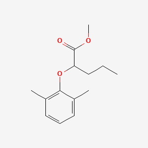 molecular formula C14H20O3 B14310384 Methyl 2-(2,6-dimethylphenoxy)pentanoate CAS No. 112736-93-3