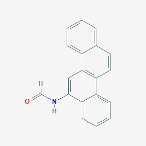 molecular formula C19H13NO B14310416 N-Chrysen-6-ylformamide CAS No. 113202-70-3