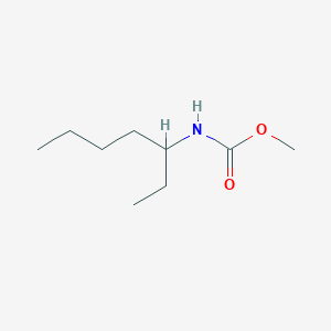 molecular formula C9H19NO2 B143105 methyl N-heptan-3-ylcarbamate CAS No. 128538-18-1