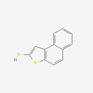 molecular formula C12H8S2 B14310502 Naphtho[2,1-b]thiophene-2-thiol CAS No. 110337-80-9