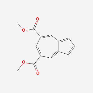 molecular formula C14H12O4 B14310574 Dimethyl azulene-5,7-dicarboxylate CAS No. 116115-69-6