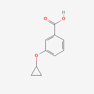 molecular formula C10H10O3 B1431066 3-Cyclopropoxybenzoic acid CAS No. 1211587-15-3