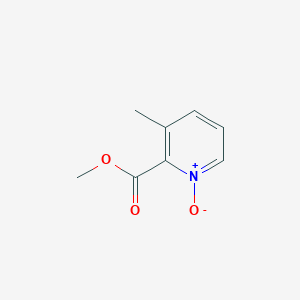 molecular formula C8H9NO3 B1431069 3-Methyl-2-pyridinecarboxylic acid 1-oxide methyl ester CAS No. 878207-91-1