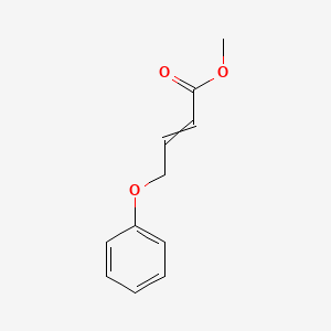 molecular formula C11H12O3 B14310693 Methyl 4-phenoxybut-2-enoate CAS No. 114524-36-6