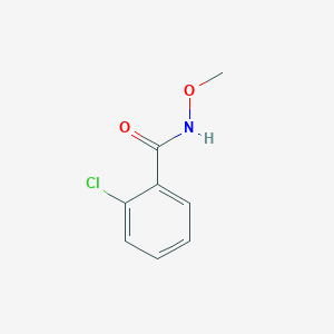 molecular formula C8H8ClNO2 B14310769 2-Chloro-N-methoxybenzamide CAS No. 112664-07-0