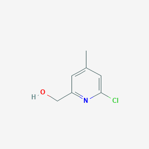 molecular formula C7H8ClNO B1431093 (6-Chloro-4-methylpyridin-2-yl)methanol CAS No. 1227601-23-1