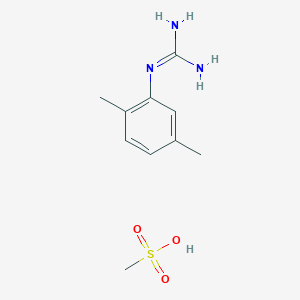 molecular formula C10H17N3O3S B1431095 N-(2,5-dimethylphenyl)guanidine methanesulfonate CAS No. 1426290-47-2