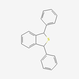 molecular formula C20H16S B14311028 Benzo[c]thiophene, 1,3-dihydro-1,3-diphenyl- CAS No. 111382-64-0
