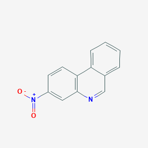 molecular formula C13H8N2O2 B14311071 3-Nitrophenanthridine CAS No. 111609-76-8