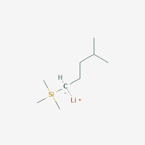 molecular formula C9H21LiSi B14311143 lithium;trimethyl(4-methylpentyl)silane CAS No. 111536-38-0