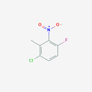 molecular formula C7H5ClFNO2 B1431119 2-Chloro-5-fluoro-6-nitro-toluene CAS No. 1805527-07-4