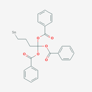 molecular formula C25H21O6Sn B14311198 CID 78060986 