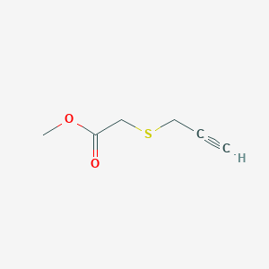 molecular formula C6H8O2S B14311409 Methyl [(prop-2-yn-1-yl)sulfanyl]acetate CAS No. 112466-45-2