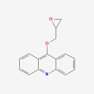 molecular formula C16H13NO2 B14311429 Acridine, 9-(oxiranylmethoxy)- CAS No. 113105-85-4