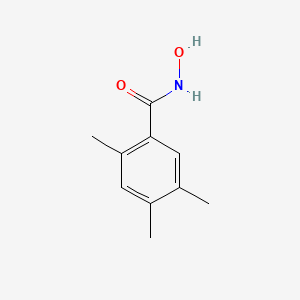 molecular formula C10H13NO2 B14311499 N-hydroxy-2,4,5-trimethylbenzamide CAS No. 114056-73-4