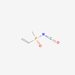 molecular formula C4H6NO2P B14311506 Ethenyl(methyl)phosphinic isocyanate CAS No. 113419-09-3