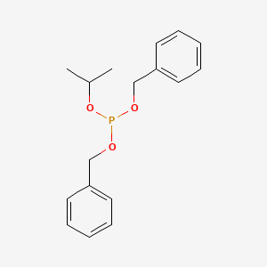 molecular formula C17H21O3P B14311590 Dibenzyl propan-2-yl phosphite CAS No. 109654-16-2