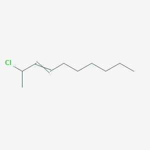 molecular formula C10H19Cl B14311682 2-Chlorodec-3-ene CAS No. 113525-06-7