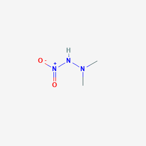 molecular formula C2H7N3O2 B14311747 1,1-Dimethyl-2-nitrohydrazine CAS No. 114132-47-7