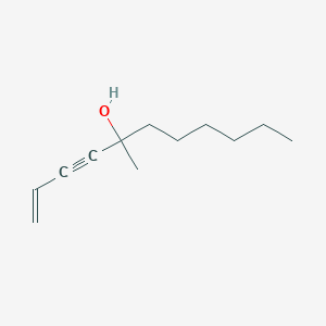 molecular formula C12H20O B14311856 5-Methylundec-1-EN-3-YN-5-OL CAS No. 113444-29-4