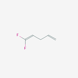molecular formula C5H6F2 B14311862 1,1-Difluoropenta-1,4-diene CAS No. 113800-98-9