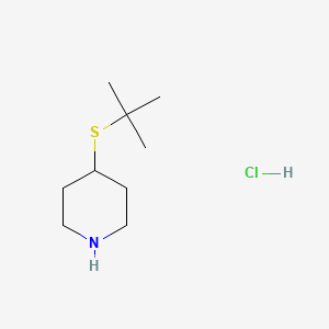 4-(Tert-butylsulfanyl)piperidine hydrochloride