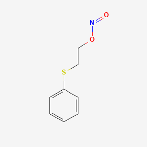 molecular formula C8H9NO2S B14311878 2-(Phenylsulfanyl)ethyl nitrite CAS No. 112752-00-8