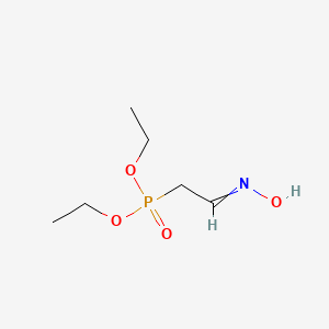molecular formula C6H14NO4P B14311933 Diethyl [2-(hydroxyimino)ethyl]phosphonate CAS No. 110841-50-4