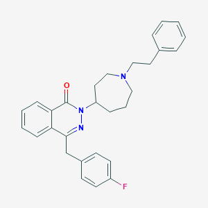 molecular formula C29H30FN3O B143120 Flezelastine CAS No. 135381-77-0