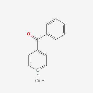 molecular formula C13H9CuO B14312032 copper(1+);phenyl(phenyl)methanone CAS No. 115591-50-9
